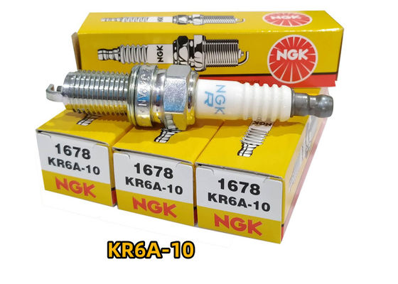 Свеча зажигания 1678 резистора NGK сплава никеля Kr6a-10 автоматическая стандартное TS16949 аттестовала